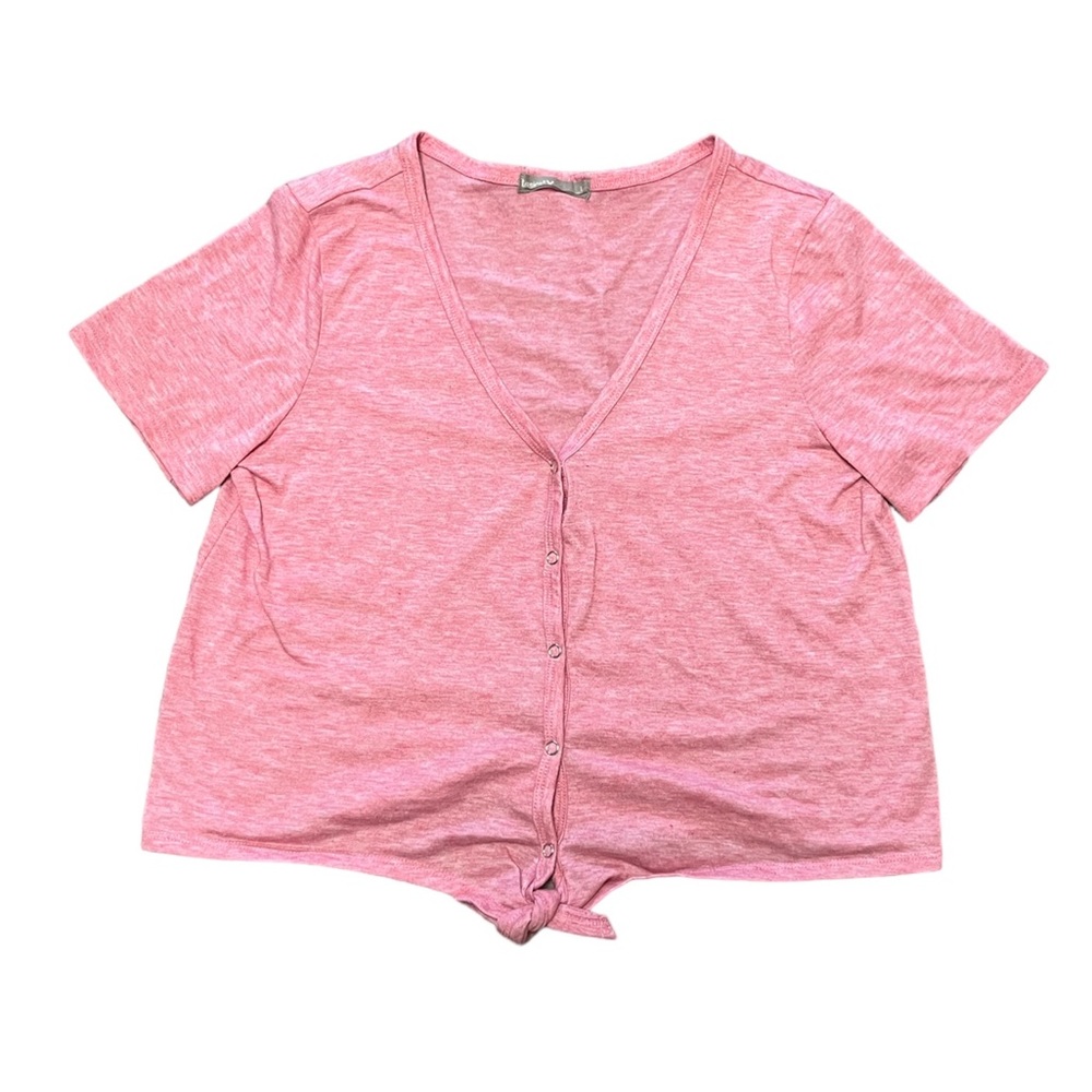 Button up crop top